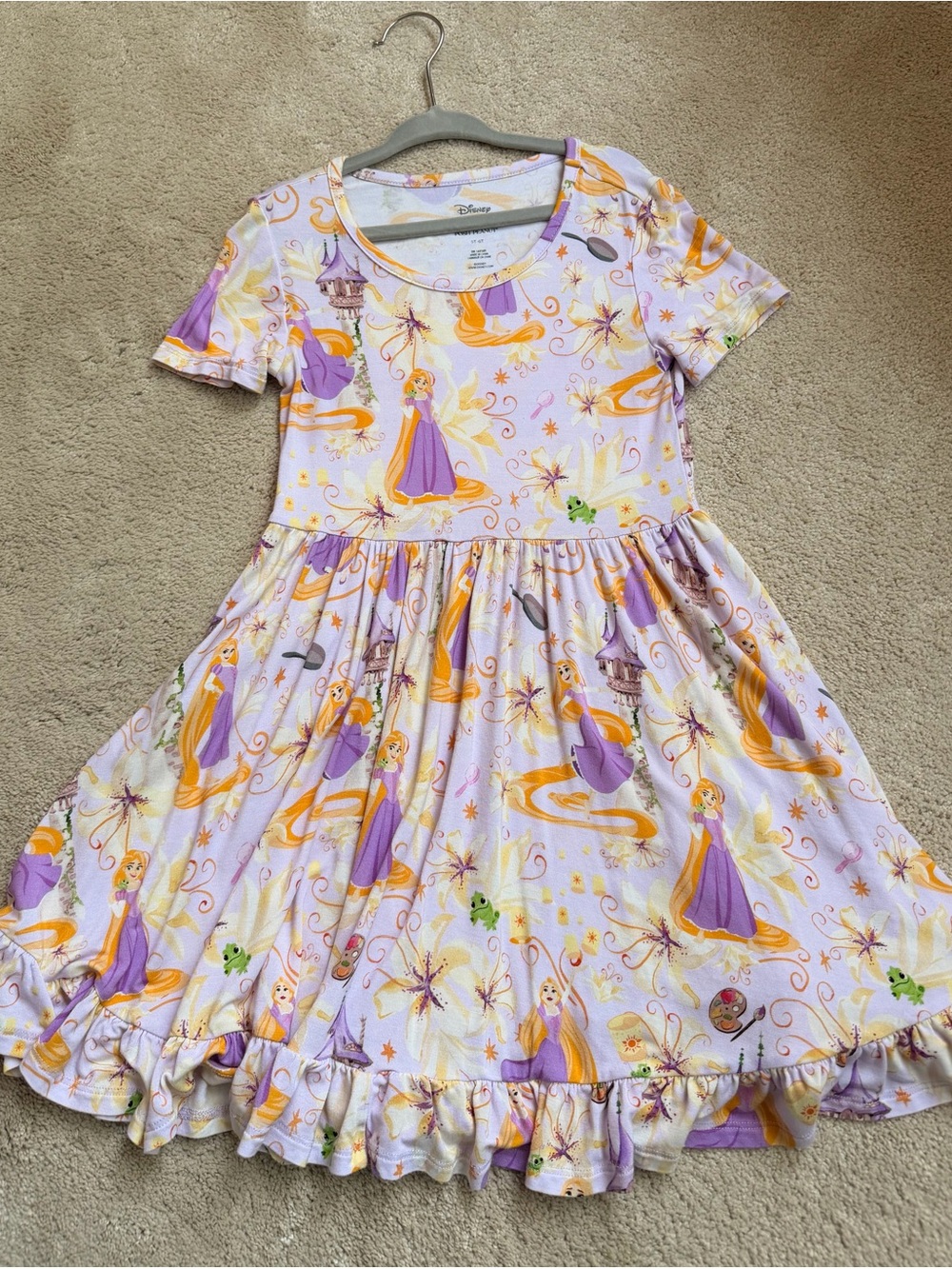 Posh Peanut Disney Rapunzel Girls' Twirl Dress